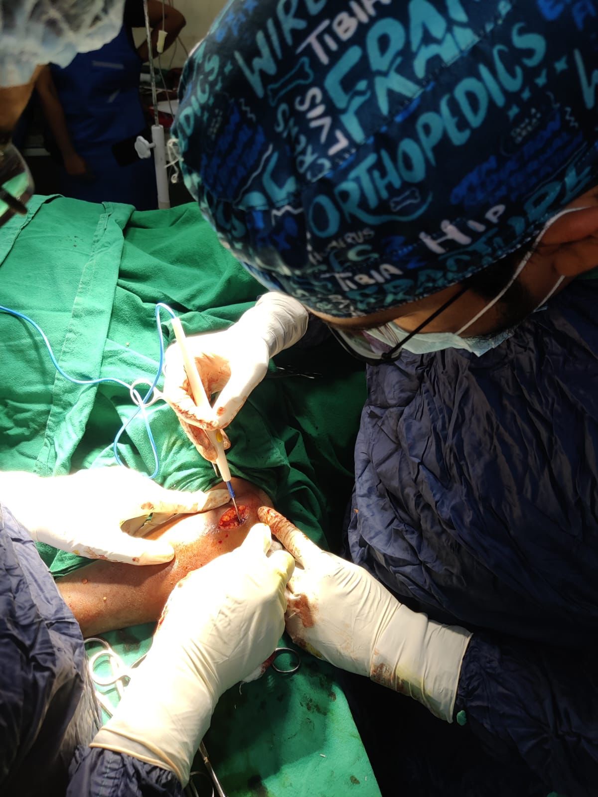 Dr. Jigar Sundesha in hospital setting