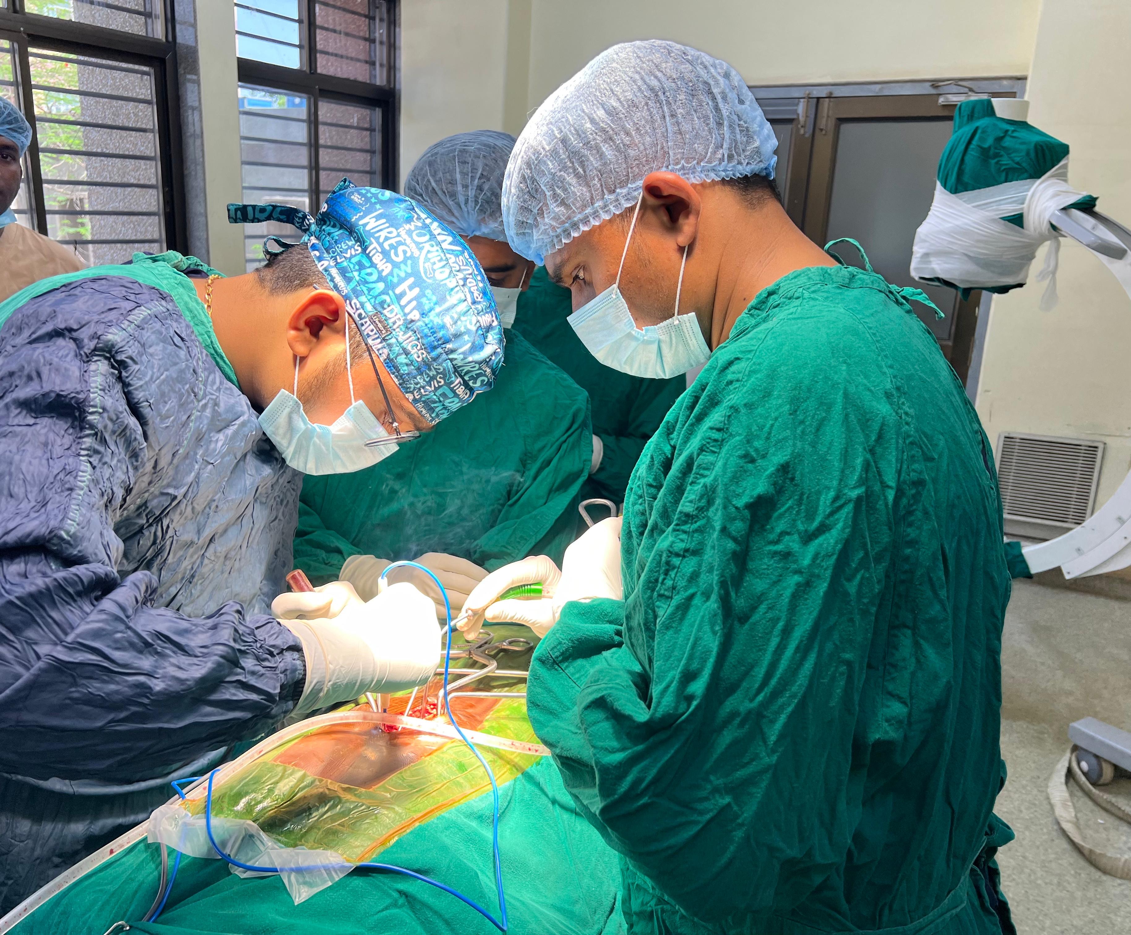 Dr. Jigar Sundesha professional practice moment